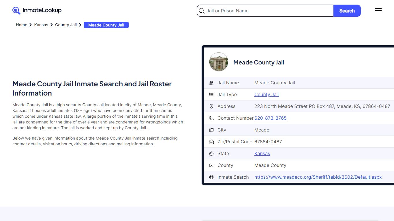 Meade County Jail Inmate Search, Jail Roster, Bookings, Arrests ...